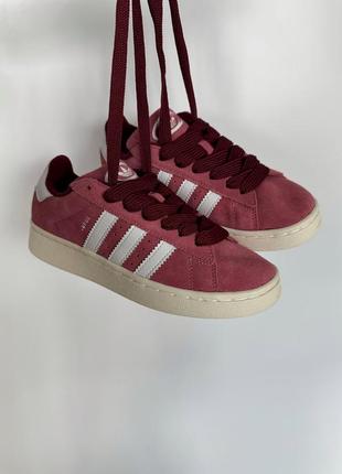 Кроссовки adidas campus 00s pink/white