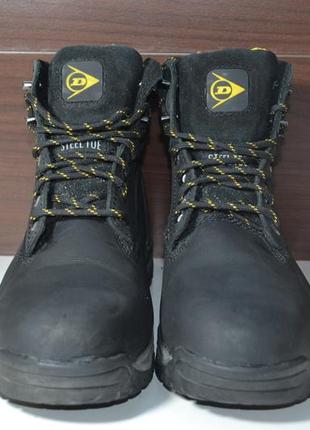 Dunlop safety 42.5-43р ботинки кожаные берцы тактические7 фото