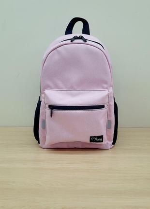 Рюкзак рожевий середній 35*23*111 фото
