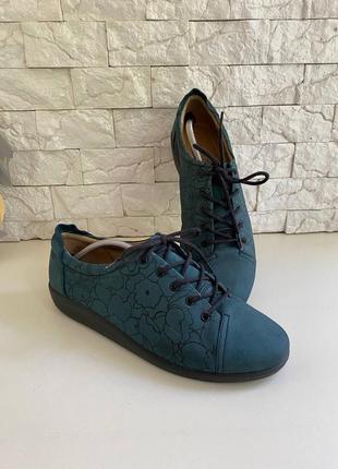 Замшевые женские кроссовки hotter 41 eur/ 26,5 см