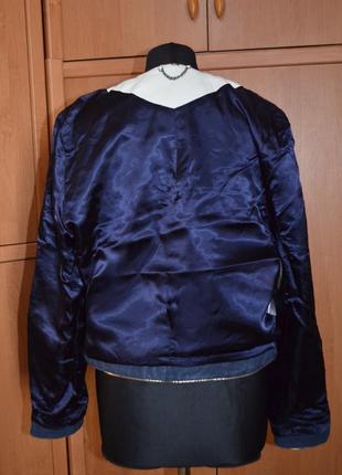 Дизайнерская, винтажная, короткая куртка, жакет yessica c&amp;a5 фото
