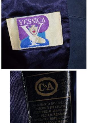 Дизайнерская, винтажная, короткая куртка, жакет yessica c&amp;a7 фото