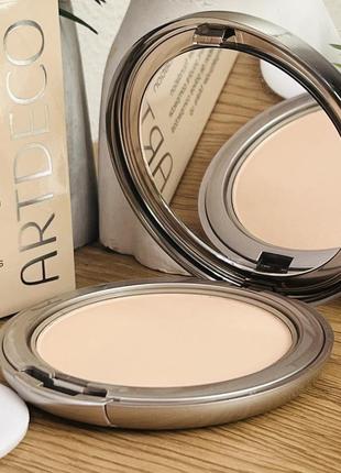 Оригінал компактна мінеральна пудра для обличчя artdeco hydra mineral compact foundation 55 ivory оригинал пудра2 фото