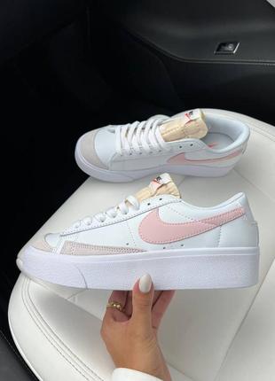 Женские кроссовки nike blazer low platform найк
