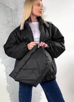 Женская осенняя удлиненная куртка,женская осенняя куртка с капюшоном,ветровка,парка, куртка из плащевки3 фото