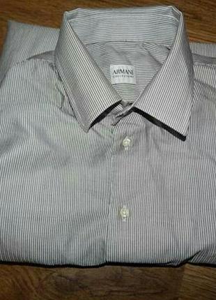 Фирменная мужская рубашка armani размер м2 фото