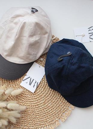 Базові котонові кепки zara на липучці