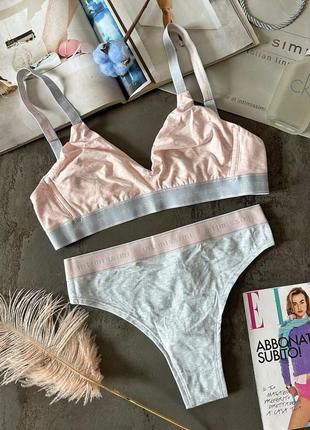 Хлопковый комплект intimissimi из коллекции sporty cotton🛼3 фото