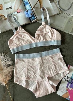 Хлопковый комплект intimissimi из коллекции sporty cotton🛼5 фото