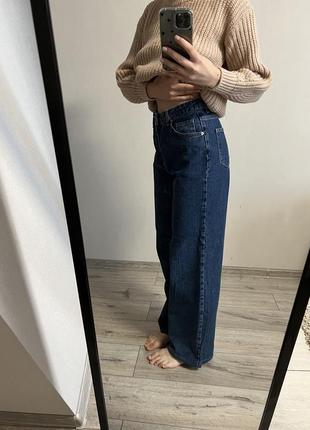 Прямые джинсы длинного кроя с высокой посадкой💙2 фото
