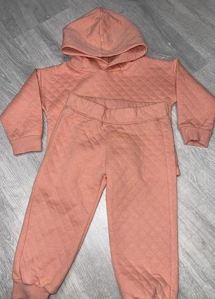 Теплий спортивний костюм h&amp;m, 1,5-2года3 фото