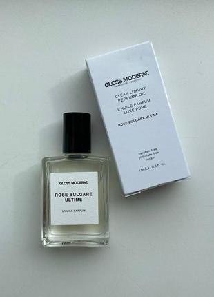 Люксовое парфюмированное масло gloss moderne "rose bulgare"