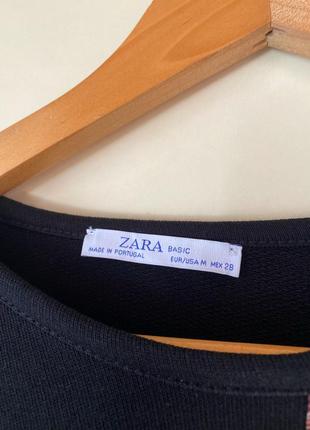 Кофта яскравий принт, кофта zara, кофта з широким рукавом4 фото