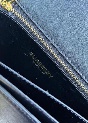 Сумка кроссбоді premium burberry calfskin mini tb bag black2 фото