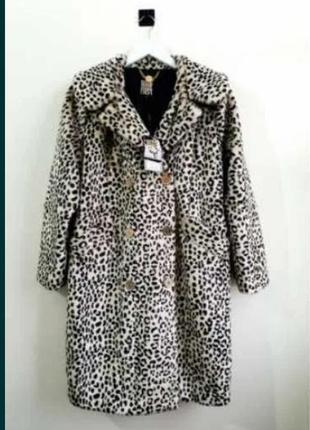 Леопардове стильне жіноче пальто biba/великобритання/