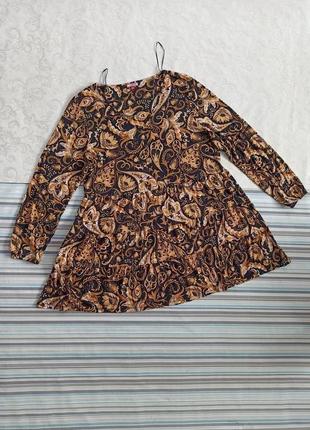 Платье трикотажное joe browns туника большого размера батал1 фото
