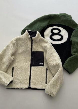 Шерпа stussy 8 ball jacket 2в11 фото