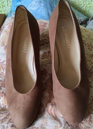 Туфлі нубук італія