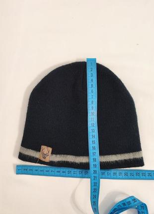 Темно синяя шапка, размер 2хs - s2 фото