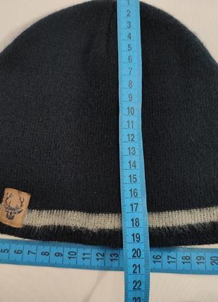 Темно синяя шапка, размер 2хs - s7 фото