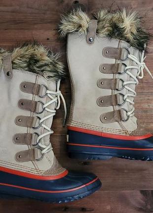 Зимові жіночі чоботи sorel joan of arctic waterproof оригінал4 фото