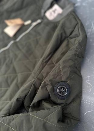 Премиум куртка в стиле burberry осенний брендовый стильный бомбер качественный3 фото