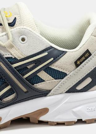 Мужские кроссовки asics gel-sonomalt beige blue.7 фото