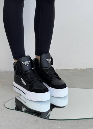 Черевики  prada re-nylon high7 фото