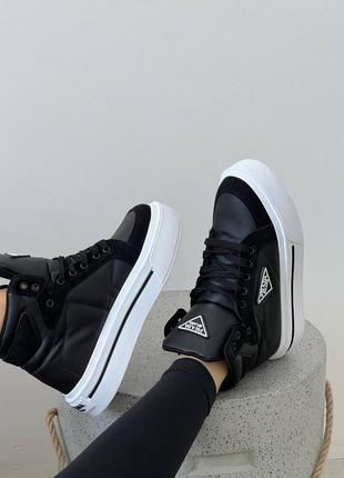 Черевики  prada re-nylon high4 фото