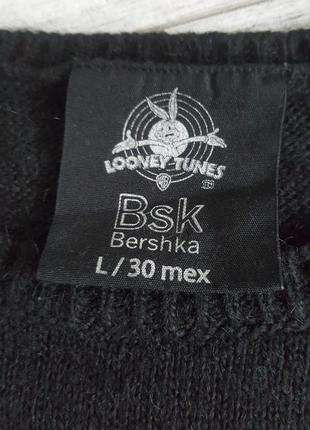 Свитер джемпер пуловер свободного кроя bershka bershka&amp;looney tunes7 фото