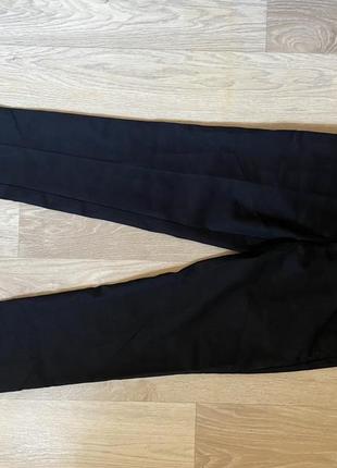 Жіночі чорні штани прямі штани женские брюки прямые черные штаны джинсы2 фото