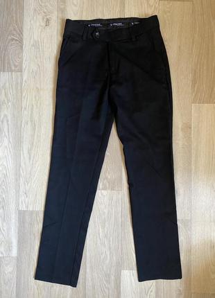 Жіночі чорні штани прямі штани женские брюки прямые черные штаны джинсы1 фото