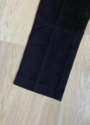 Жіночі чорні штани прямі штани женские брюки прямые черные штаны джинсы4 фото