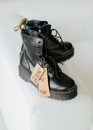 Кожаные сапоги dr.martens