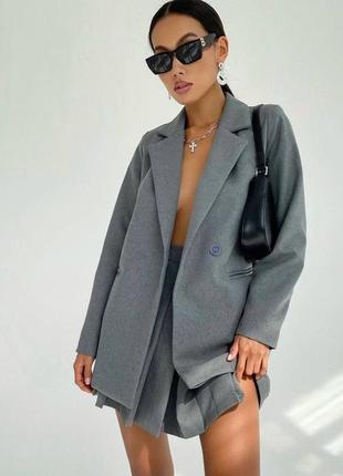Костюм пиджак и юбка 🤤6 фото