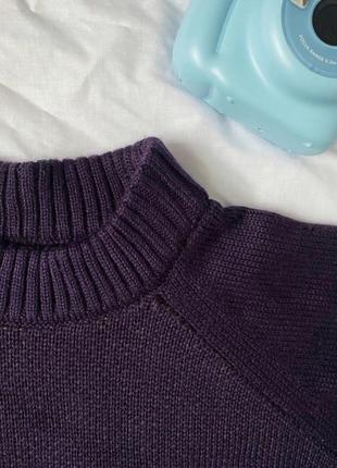 Темно-фиолетовый свитер ✨4 фото