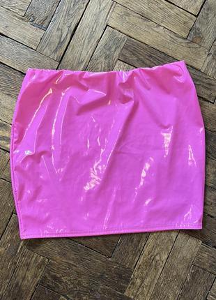 Лаковая юбка