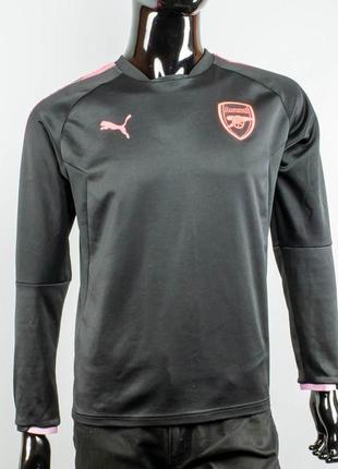 Футбольный лонгслив puma arsenal.спортивная кофта.термуха