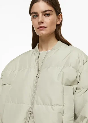 Пуховик пуфер куртка оверсайз h&m premium 11531270013 фото