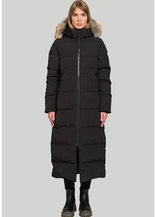 Женское новое пуховое пальто canada goose mystique parka black label. размер: l