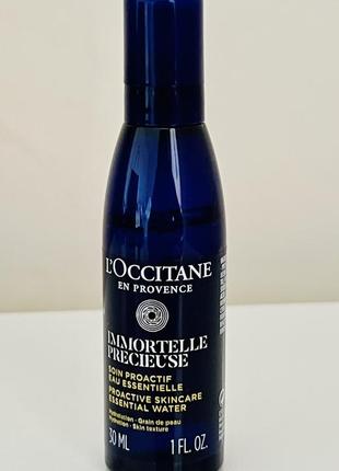 Тонік для обличчя l'occitane immortelle essential water