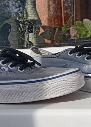 Vans blue, голубые вансы