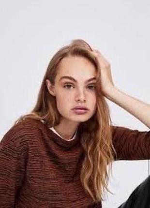 Zara фактурный джемпер 2