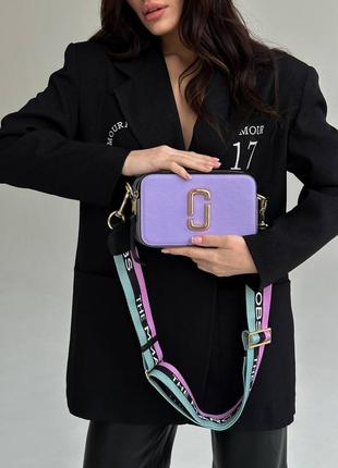 Жіноча сумка marc jacobs new purple logo