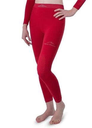 Термоштани fjord nansen merino leggings women red розмір s-m4 фото