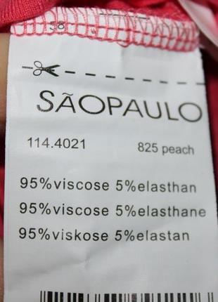 Новое коралловое платье, вискоза, 38 евроразмер, наш 46-48 от saopaulo3 фото