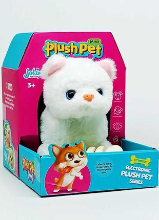 Мягкая игрушка yi wu jiayu котик "plush pet" белый mc-1053-1