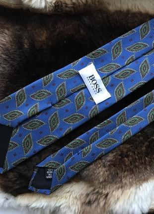 Галстук hugo boss made in italy silk италия шёлк