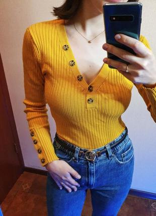Кофта в рубчик