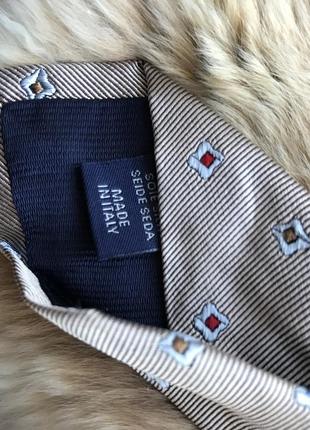 Галстук tommy hilfiger made in italy silk италия шёлк3 фото